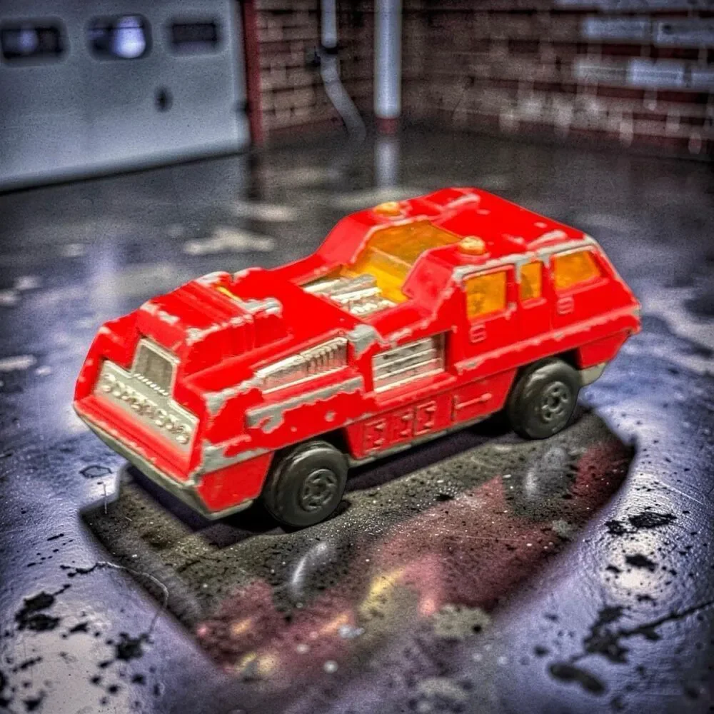 Vintage 1975 Matchbox Blaze Buster Die Cast Fire Truck #22